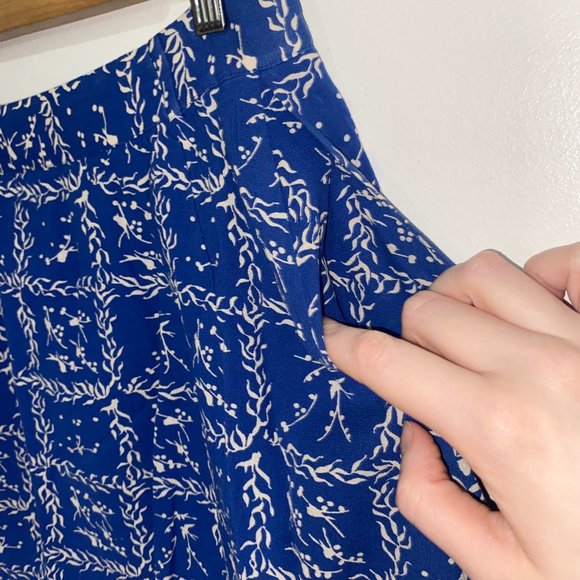 & Other Stories Blue and White Mini Skirt - Picture 3 of 7